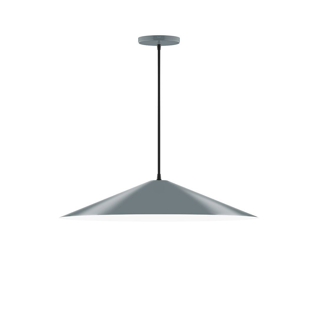 Montclair Light Works - PEB429-40-C01 - Two Light Pendant - Axis - Slate Gray