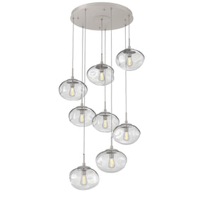 Hammerton Studio - CHB0064-08-BS-C-C01-E2 - Eight Light Pendant - Nebula - Beige Silver