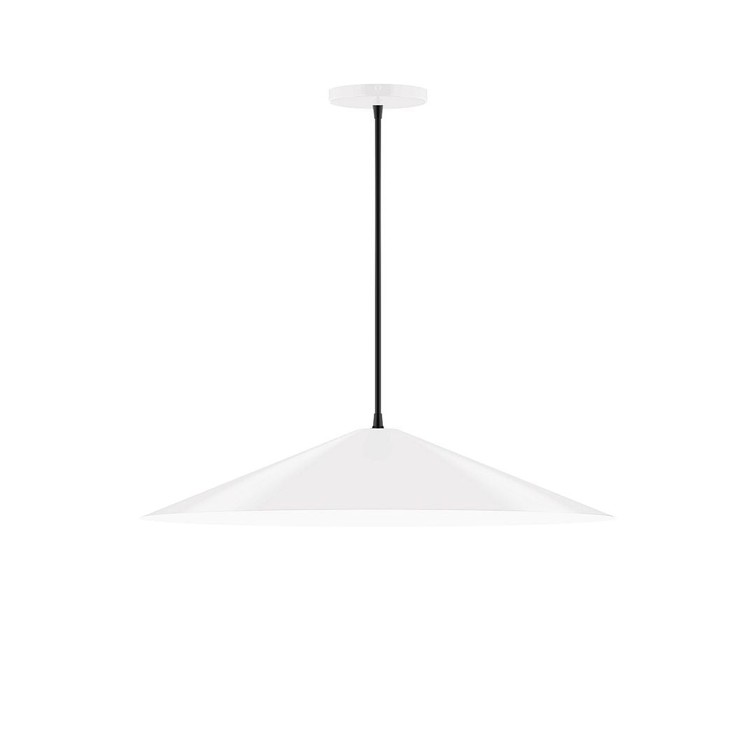 Montclair Light Works - PEB429-44-C01 - Two Light Pendant - Axis - White