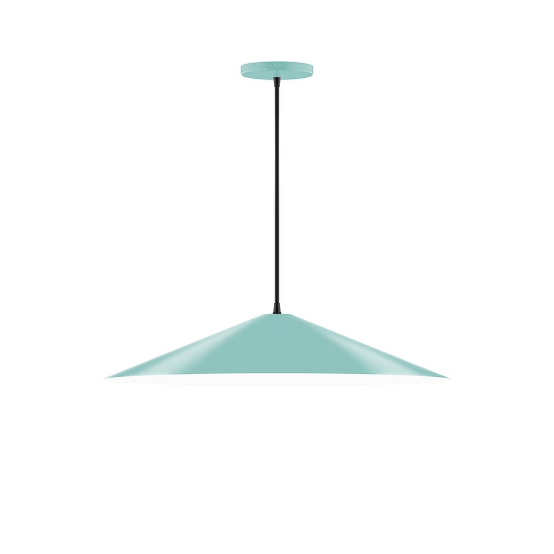 Montclair Light Works - PEB429-48-C01 - Two Light Pendant - Axis - Sea Green