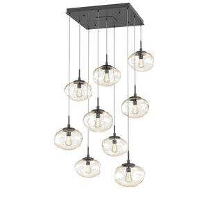 Hammerton Studio - CHB0064-09-GP-A-C01-E2 - Nine Light Pendant - Nebula - Graphite