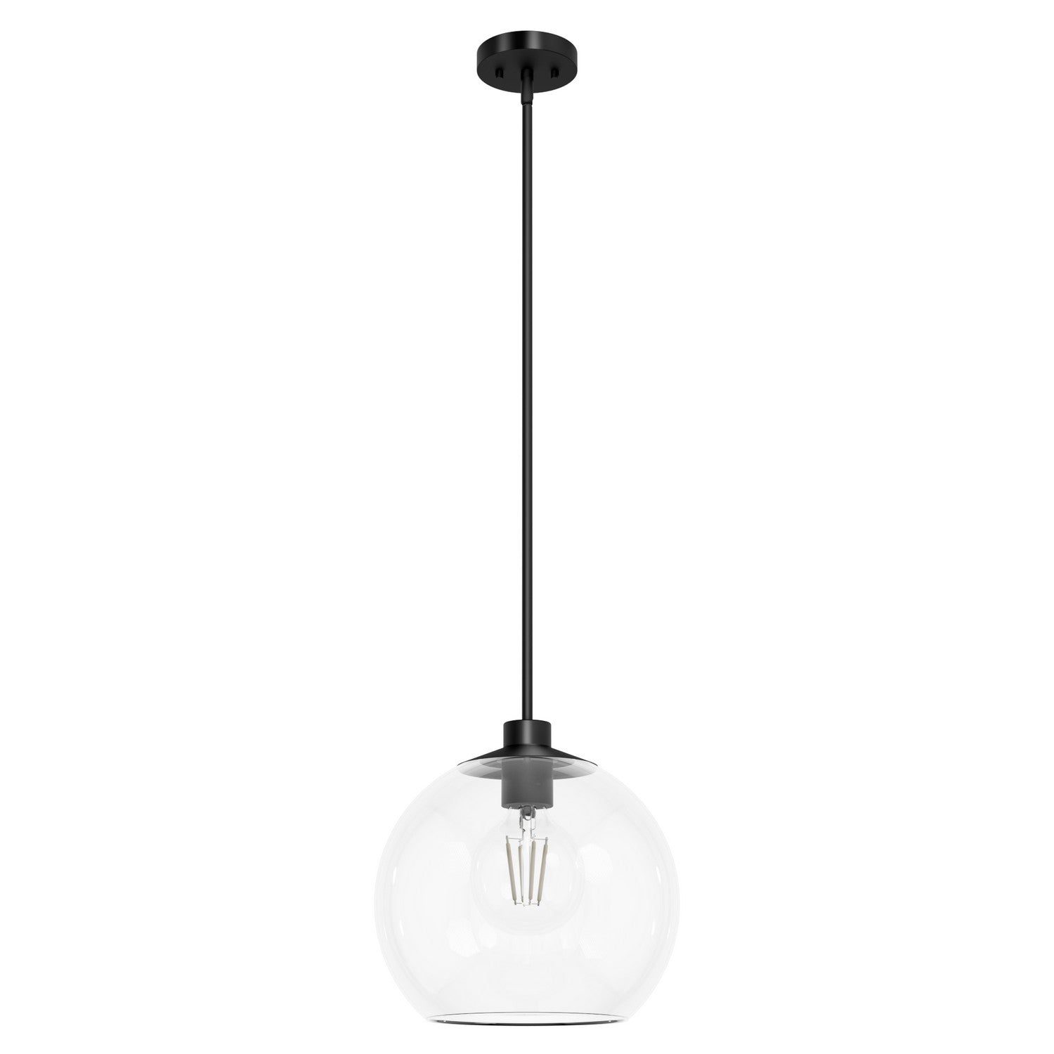 Hunter - 19512 - One Light Pendant - Xidane - Matte Black