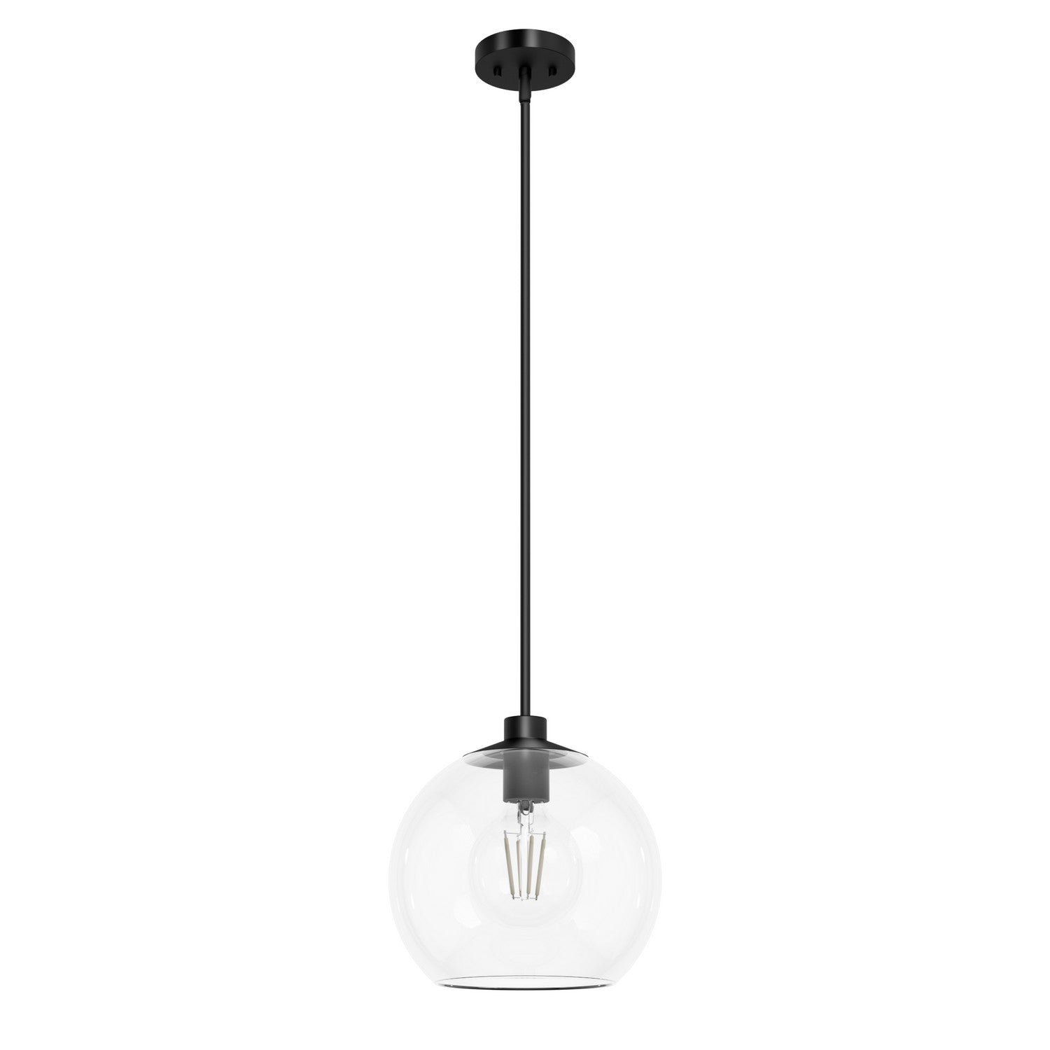 Hunter - 19513 - One Light Pendant - Xidane - Matte Black