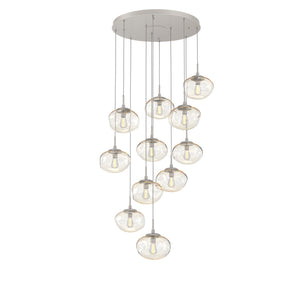 Hammerton Studio - CHB0064-11-BS-A-C01-E2 - 11 Light Pendant - Nebula - Beige Silver