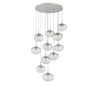 Hammerton Studio - CHB0064-11-BS-C-C01-E2 - 11 Light Pendant - Nebula - Beige Silver