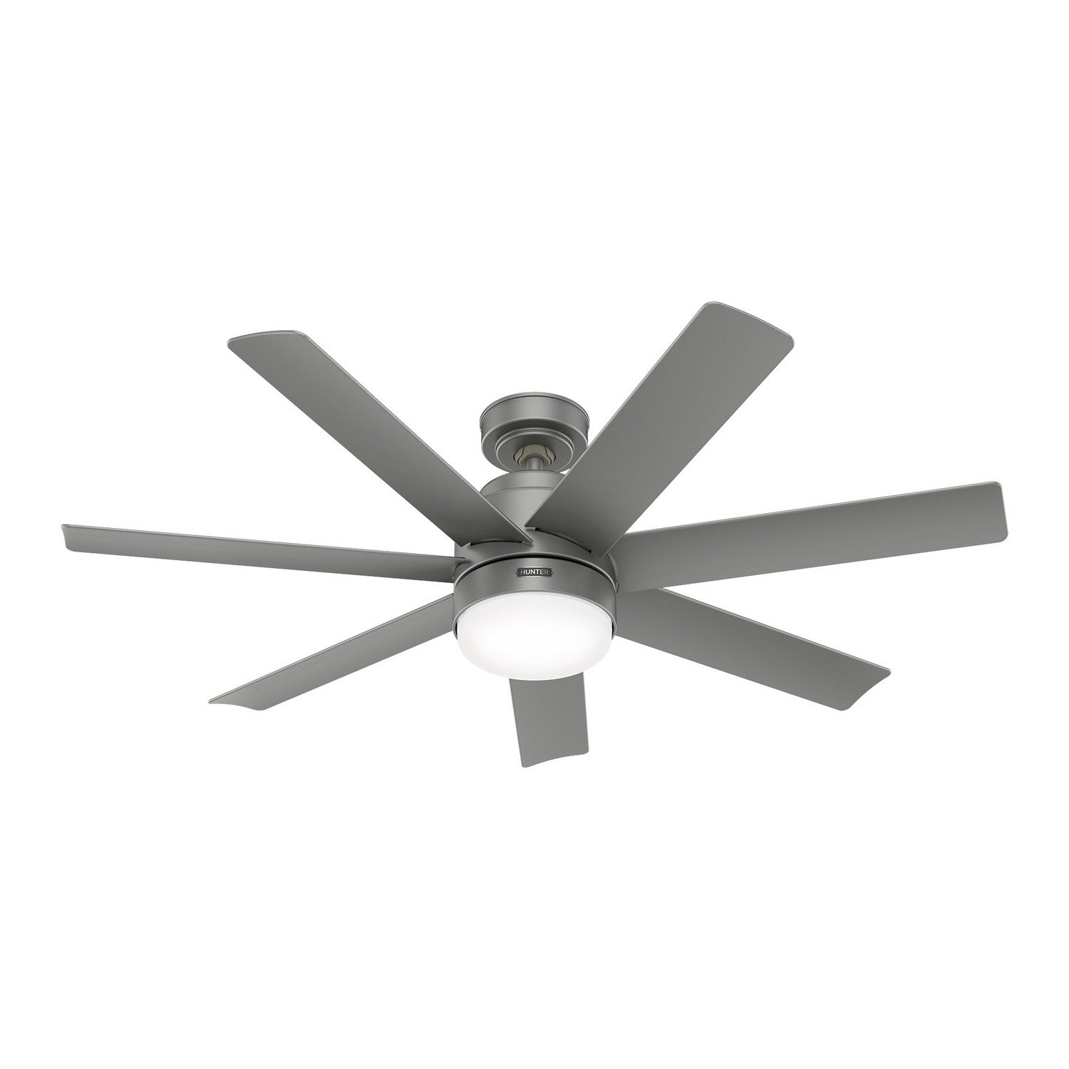Hunter - 52376 - 52" Ceiling Fan - Brazos - Matte Silver