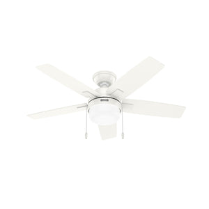 Hunter - 52774 - 44" Ceiling Fan - Anisten - Fresh White