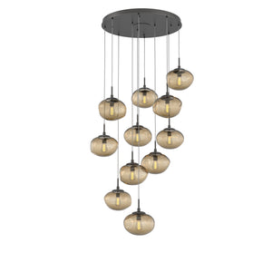 Hammerton Studio - CHB0064-11-GP-B-C01-E2 - 11 Light Pendant - Nebula - Graphite