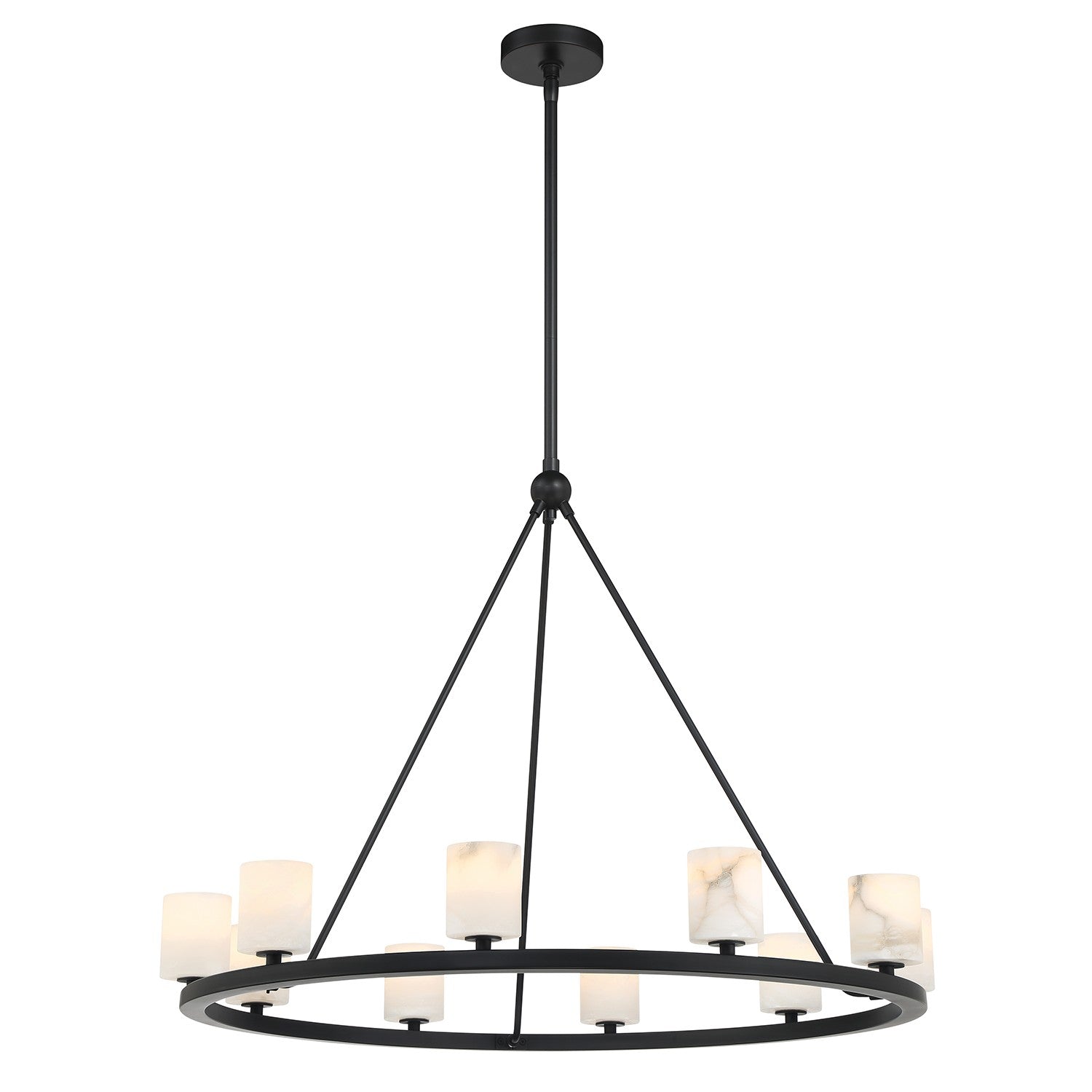 Crystorama - ARA-10265-MK-ST - LED Chandelier - Aragon - Matte Black