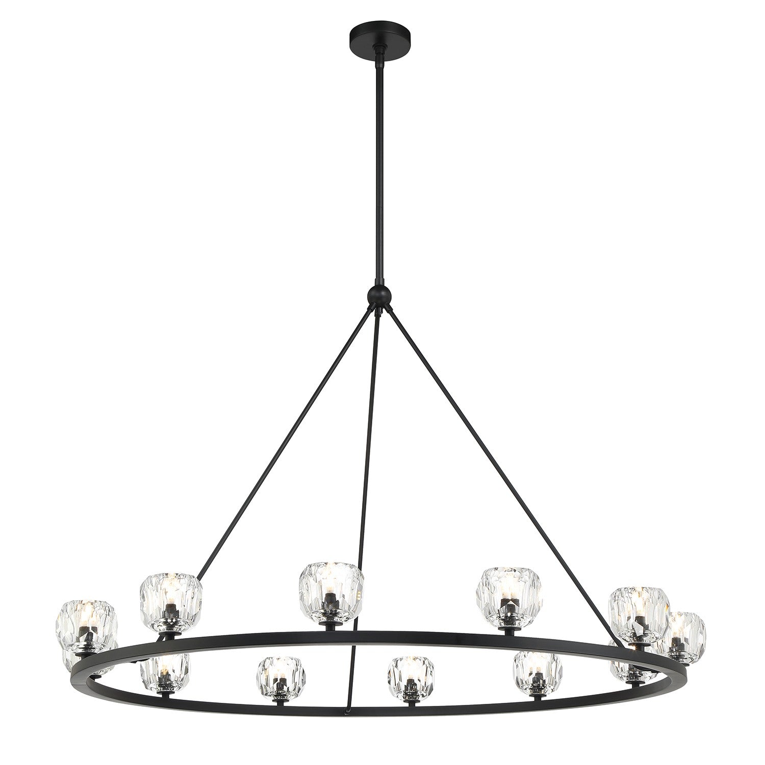 Crystorama - ARA-10266-MK - LED Chandelier - Aragon - Matte Black