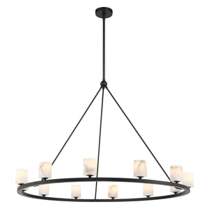 Crystorama - ARA-10266-MK-ST - LED Chandelier - Aragon - Matte Black