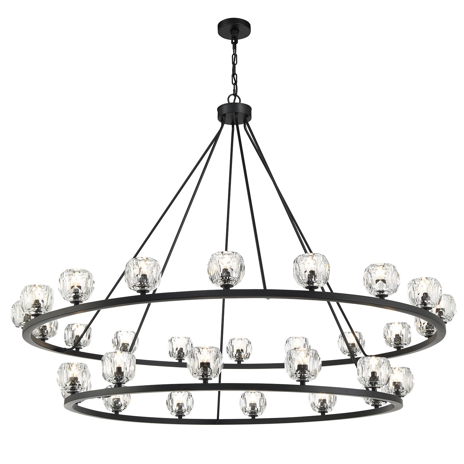 Crystorama - ARA-10269-MK - LED Chandelier - Aragon - Matte Black