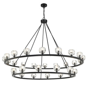 Crystorama - ARA-10269-MK - LED Chandelier - Aragon - Matte Black