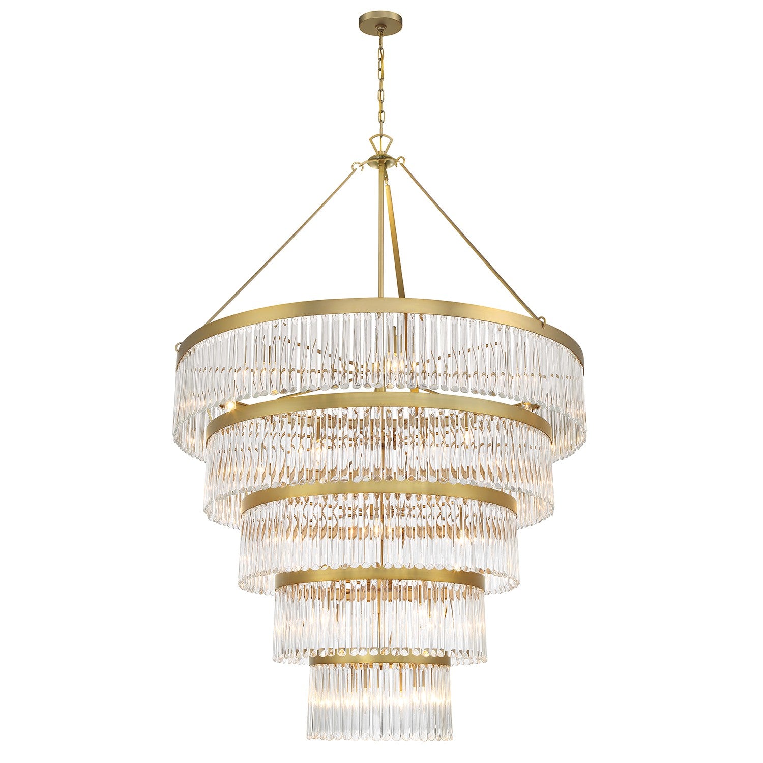 Crystorama - EMO-5430-MG - 30 Light Chandelier - Emory - Modern Gold