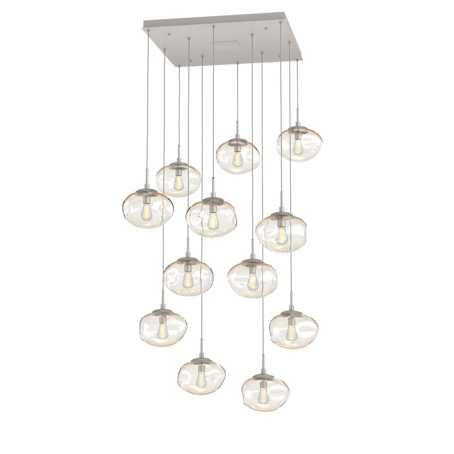 Hammerton Studio - CHB0064-12-BS-A-C01-E2 - 12 Light Pendant - Nebula - Beige Silver