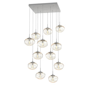 Hammerton Studio - CHB0064-12-CS-A-C01-E2 - 12 Light Pendant - Nebula - Classic Silver