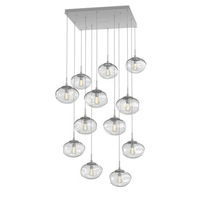 Hammerton Studio - CHB0064-12-CS-C-C01-E2 - 12 Light Pendant - Nebula - Classic Silver