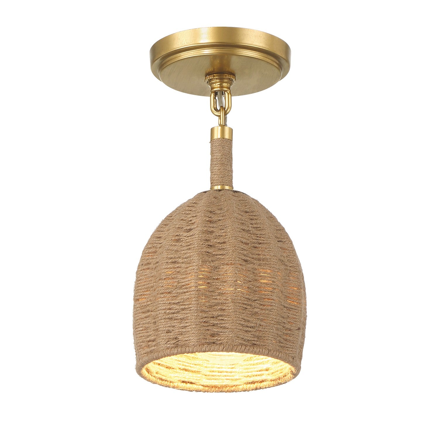 Crystorama - JAC-10502-SG_CEILING - LED Semi Flush Mount - Jace - Soft Gold