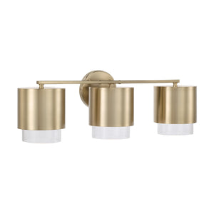 Capital Lighting - 153031MA-549 - Three Light Vanity - Weller - Matte Brass