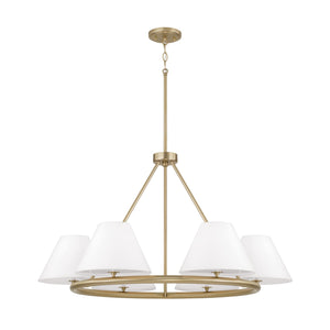 Capital Lighting - 453261MA - Six Light Chandelier - Parson - Matte Brass