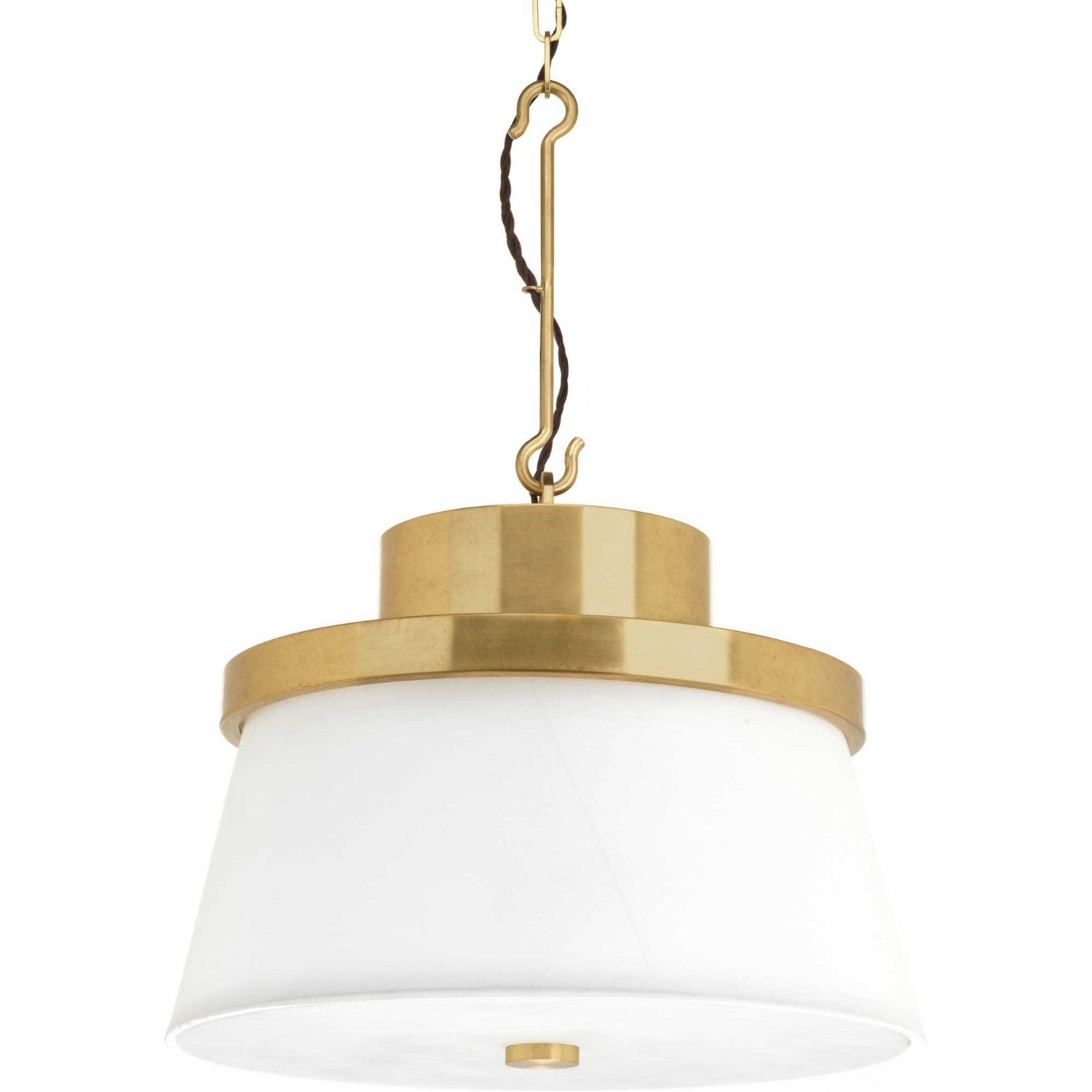 Progress Lighting - P500203-160 - Three Light Pendant - Point Dume-Windbluff - Brushed Brass