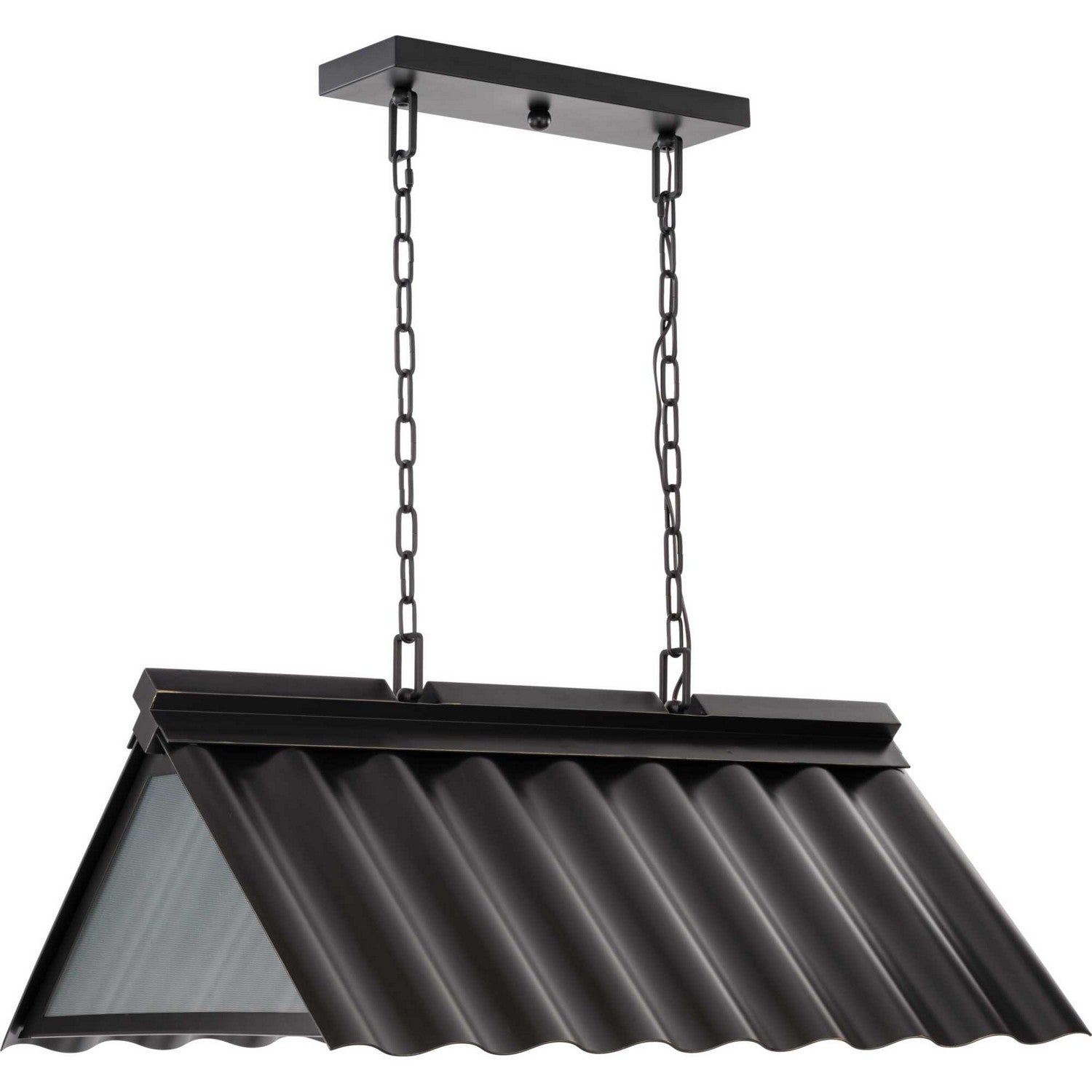 Progress Lighting - P550119-108 - Three Light Outdoor Pendant - Point Dume-Edgecliff - Oil Rubbed Bronze