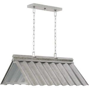 Progress Lighting - P550119-141 - Three Light Outdoor Pendant - Point Dume-Edgecliff - Galvanized Finish