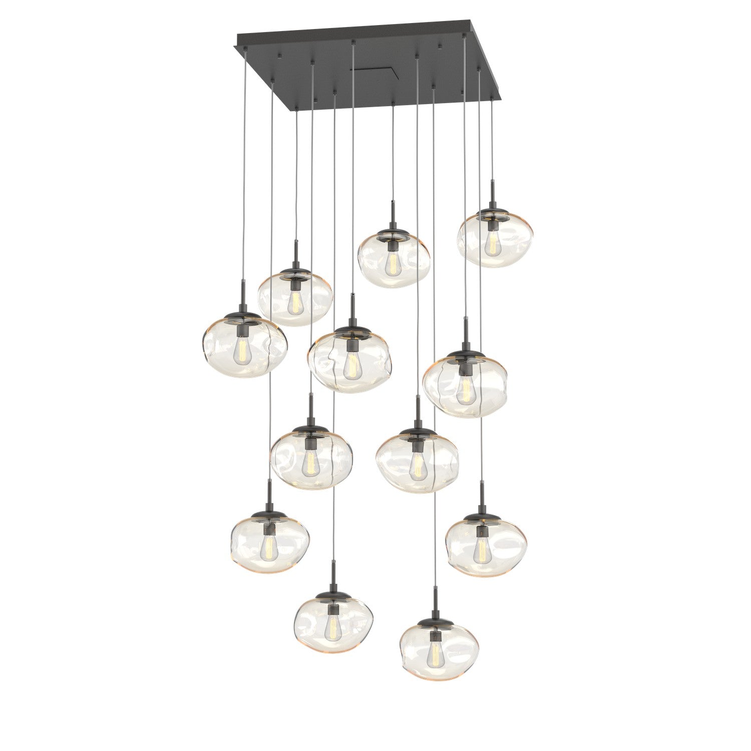 Hammerton Studio - CHB0064-12-GP-A-C01-E2 - 12 Light Pendant - Nebula - Graphite