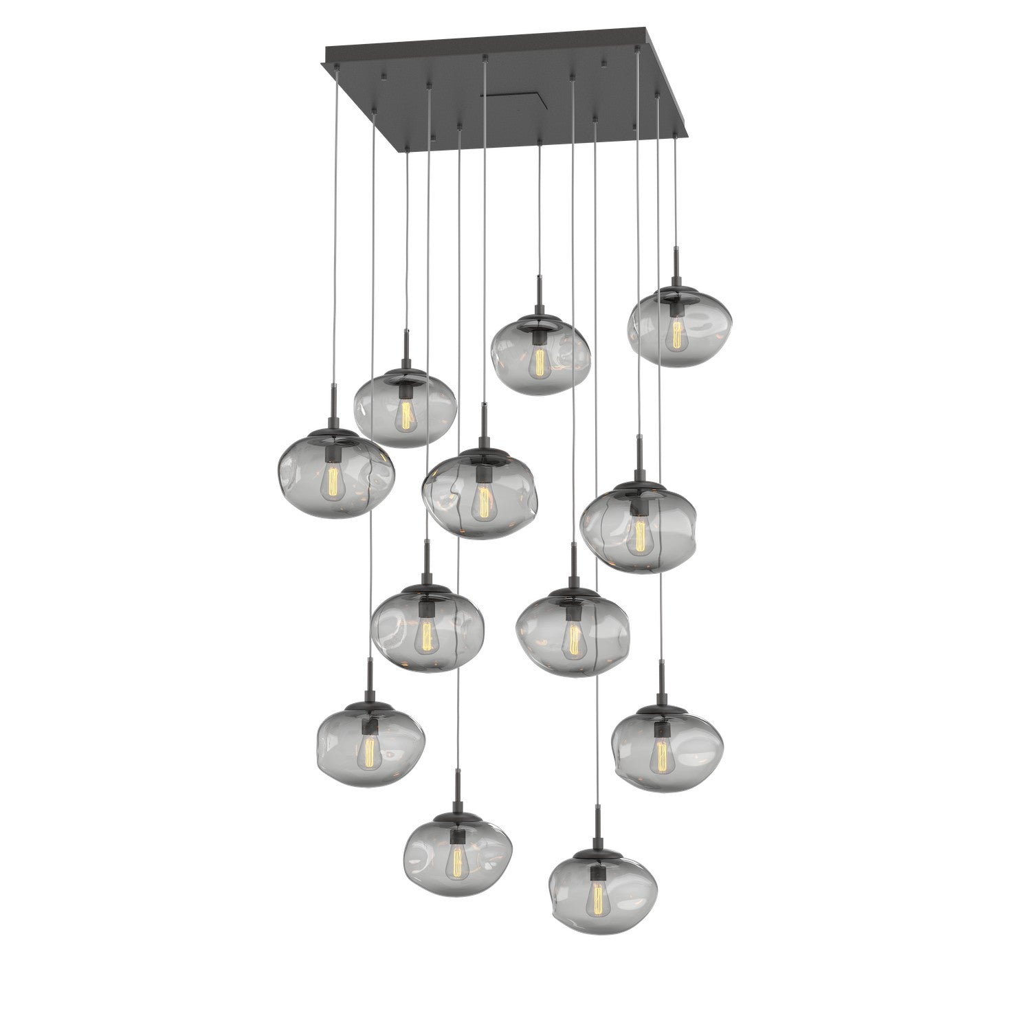 Hammerton Studio - CHB0064-12-GP-S-C01-E2 - 12 Light Pendant - Nebula - Graphite