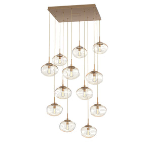 Hammerton Studio - CHB0064-12-NB-A-C01-E2 - 12 Light Pendant - Nebula - Novel Brass