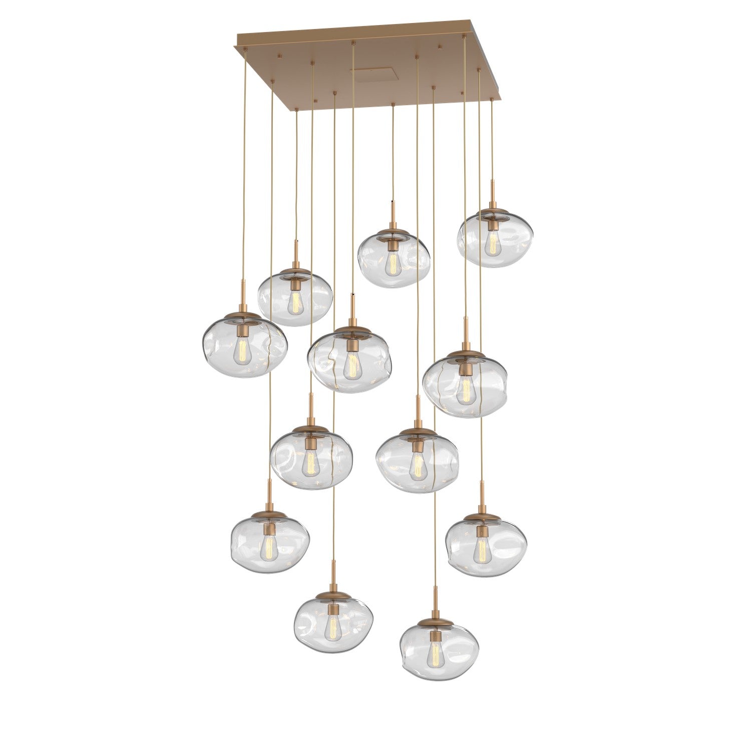 Hammerton Studio - CHB0064-12-NB-C-C01-E2 - 12 Light Pendant - Nebula - Novel Brass