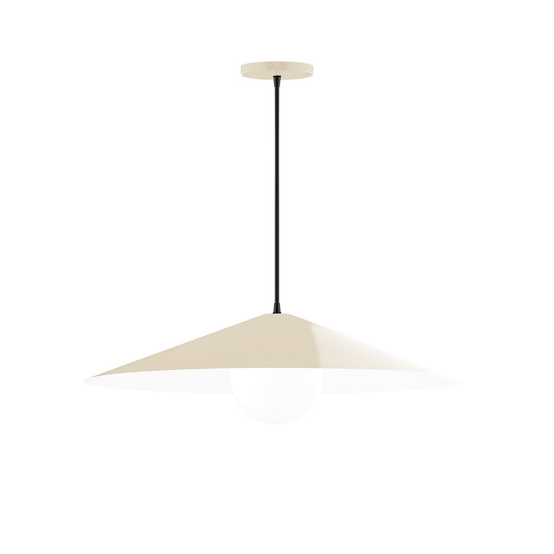 Montclair Light Works - PEB429-G15-16-C27 - One Light Pendant - Axis - Cream