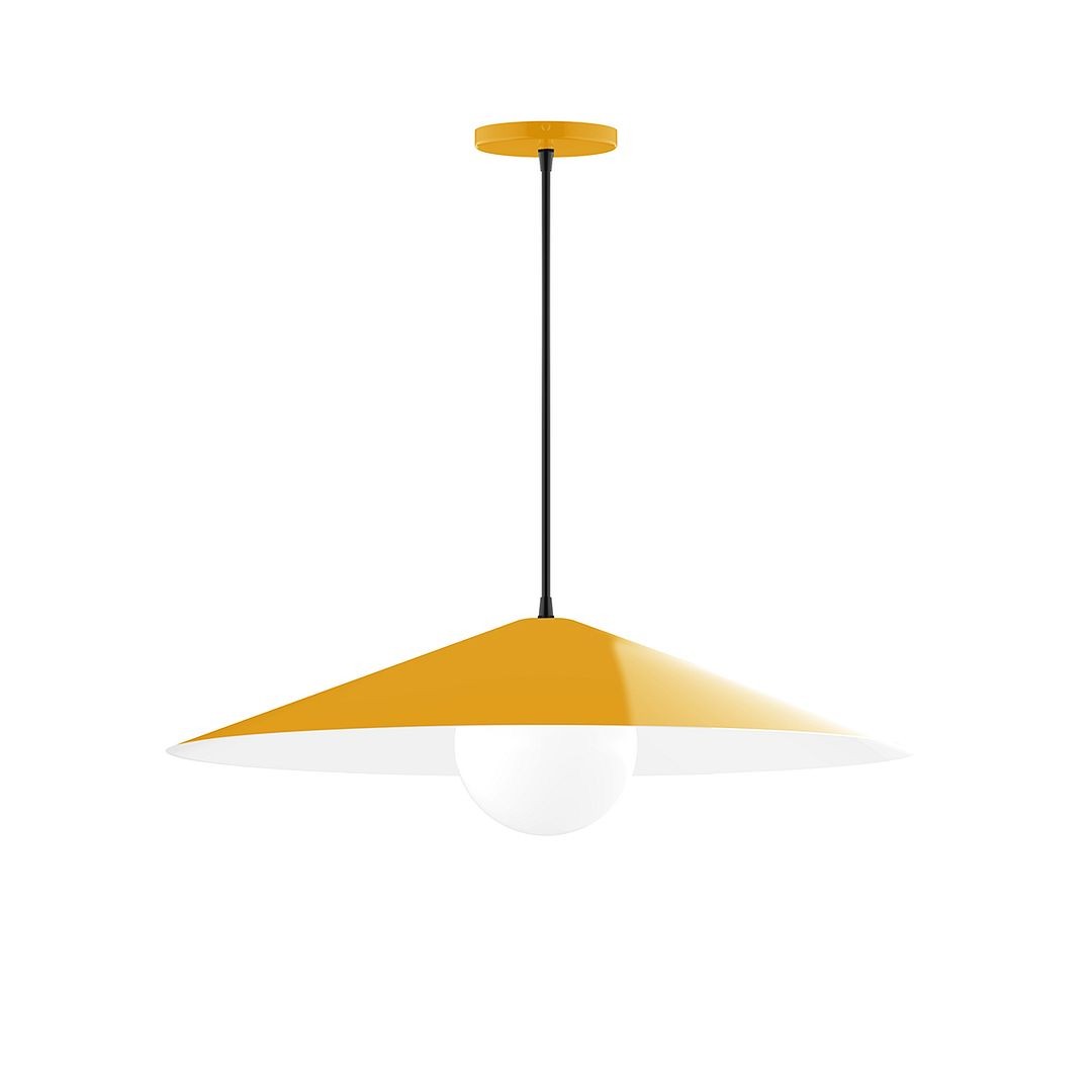 Montclair Light Works - PEB429-G15-21-C27 - One Light Pendant - Axis - Bright Yellow