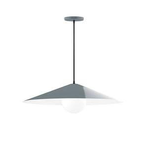 Montclair Light Works - PEB429-G15-40-C01 - One Light Pendant - Axis - Slate Gray