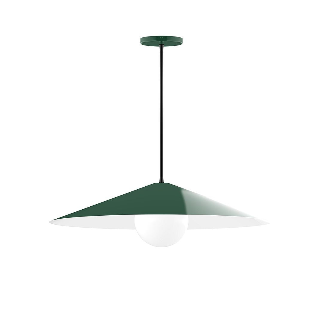 Montclair Light Works - PEB429-G15-42-C20 - One Light Pendant - Axis - Forest Green