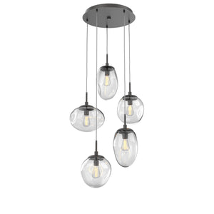 Hammerton Studio - CHB0065-05-GP-C-C01-E2 - Five Light Pendant - Cosmos - Graphite