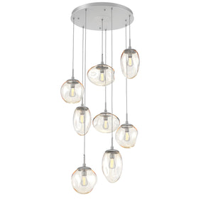 Hammerton Studio - CHB0065-08-CS-A-C01-E2 - Eight Light Pendant - Cosmos - Classic Silver