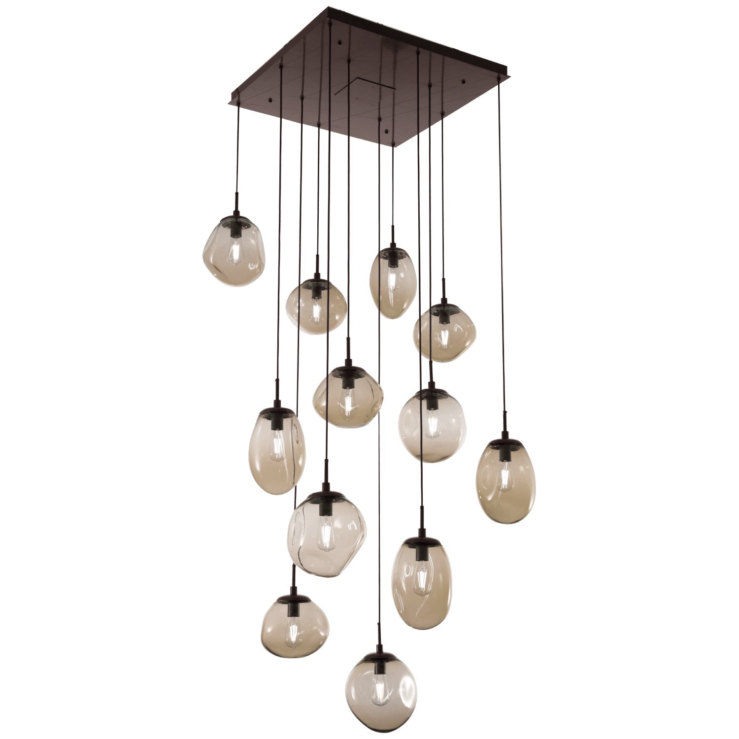 Hammerton Studio - CHB0065-09-BS-A-C01-E2 - Nine Light Pendant - Cosmos - Beige Silver