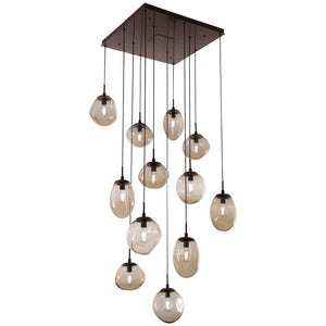 Hammerton Studio - CHB0065-09-BS-A-C01-E2 - Nine Light Pendant - Cosmos - Beige Silver