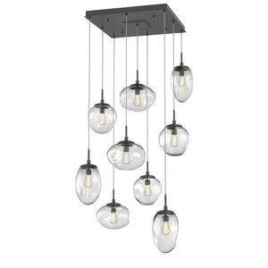 Hammerton Studio - CHB0065-09-GP-C-C01-E2 - Nine Light Pendant - Cosmos - Graphite