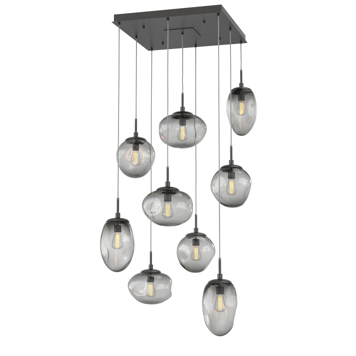 Hammerton Studio - CHB0065-09-GP-S-C01-E2 - Nine Light Pendant - Cosmos - Graphite