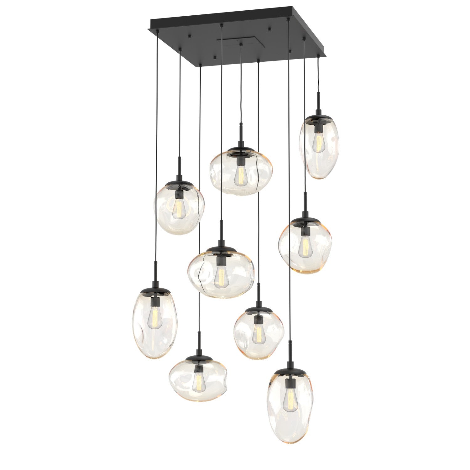 Hammerton Studio - CHB0065-09-MB-A-C01-E2 - Nine Light Pendant - Cosmos - Matte Black