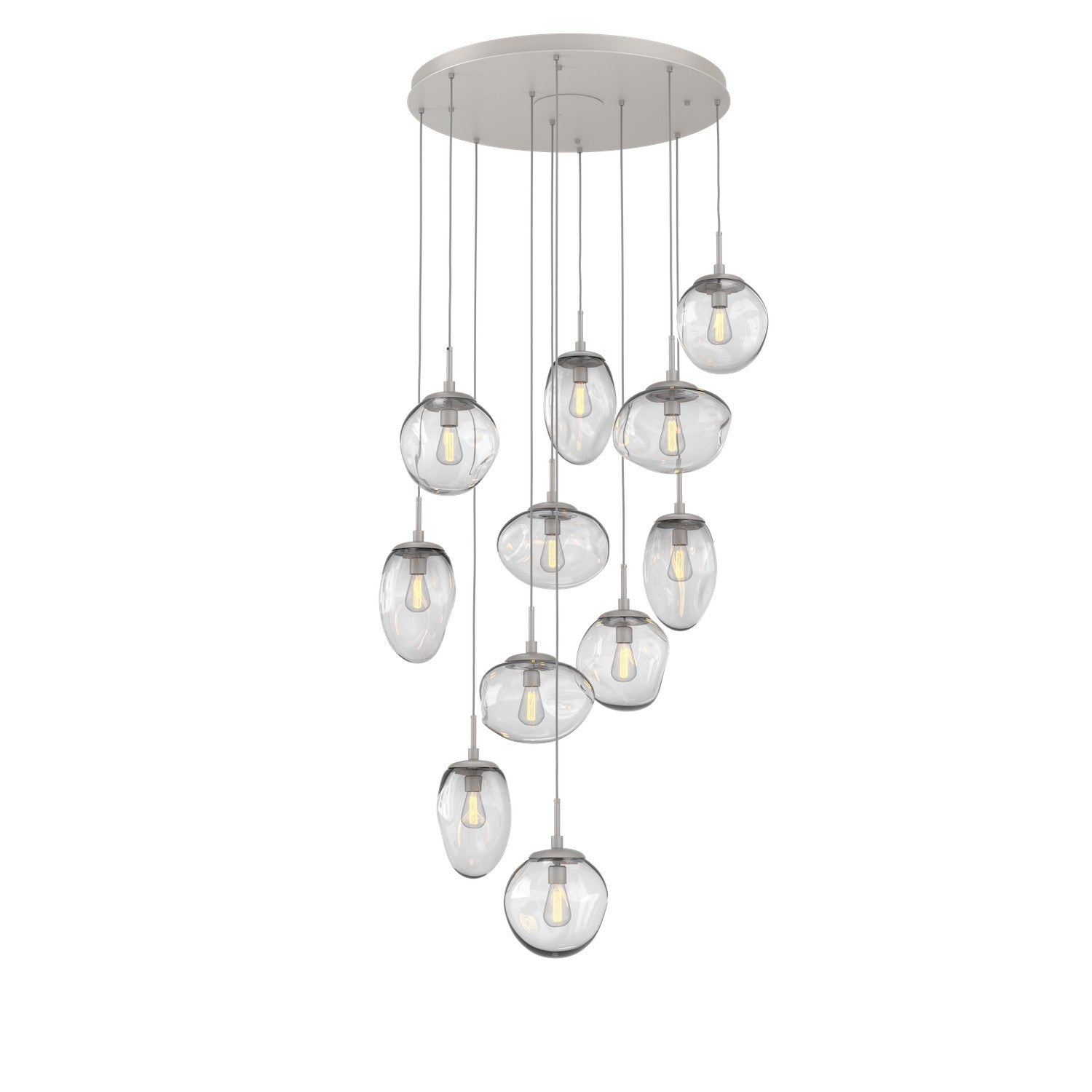 Hammerton Studio - CHB0065-11-BS-C-C01-E2 - 11 Light Pendant - Cosmos - Beige Silver