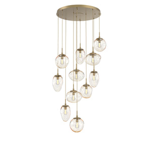 Hammerton Studio - CHB0065-11-GB-A-C01-E2 - 11 Light Pendant - Cosmos - Gilded Brass