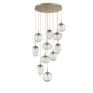 Hammerton Studio - CHB0065-11-GB-C-C01-E2 - 11 Light Pendant - Cosmos - Gilded Brass