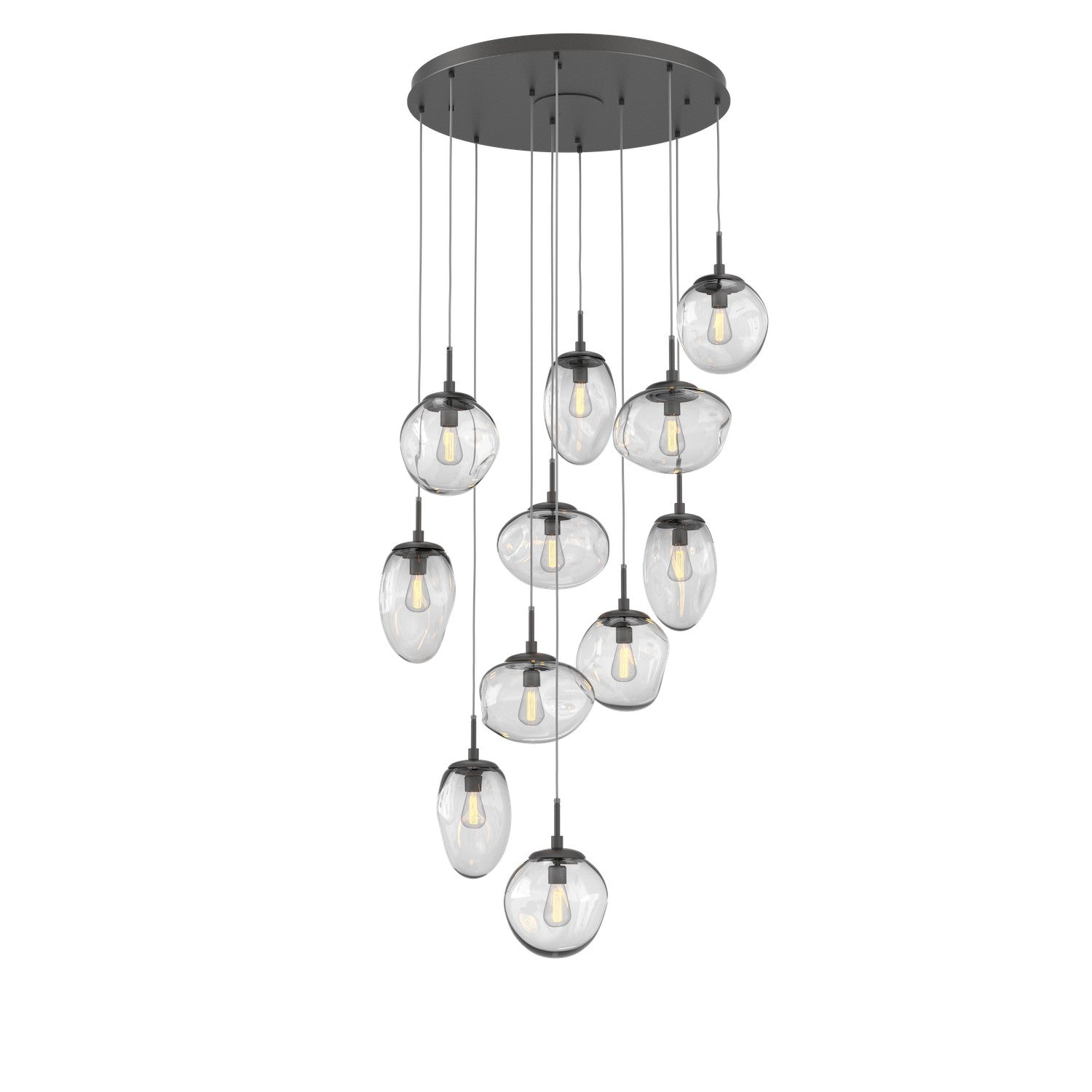 Hammerton Studio - CHB0065-11-GP-C-C01-E2 - 11 Light Pendant - Cosmos - Graphite