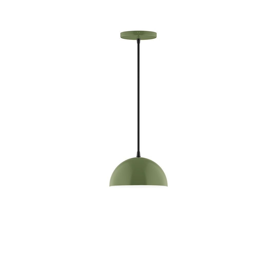 Montclair Light Works - PEB431-22-C01 - One Light Pendant - Axis - Fern Green