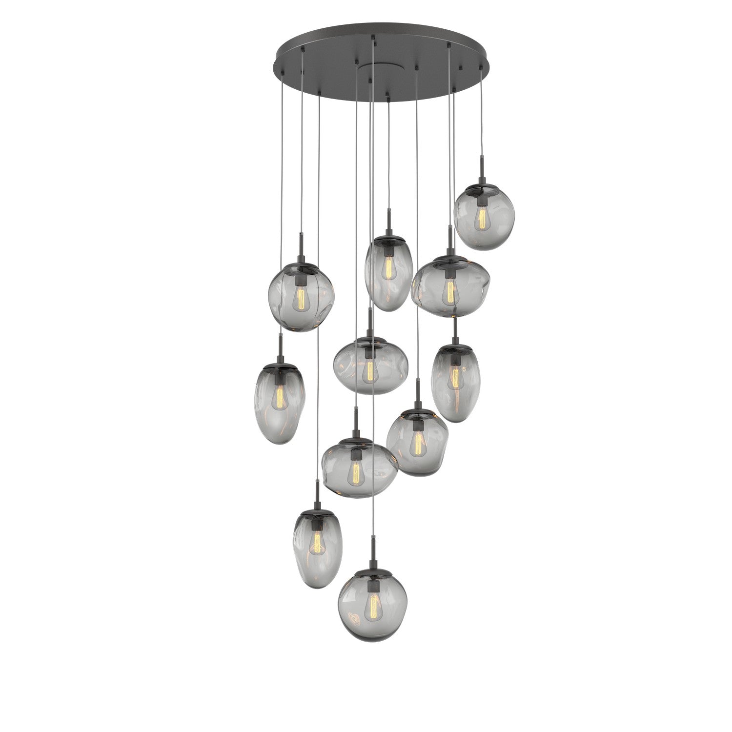 Hammerton Studio - CHB0065-11-GP-S-C01-E2 - 11 Light Pendant - Cosmos - Graphite