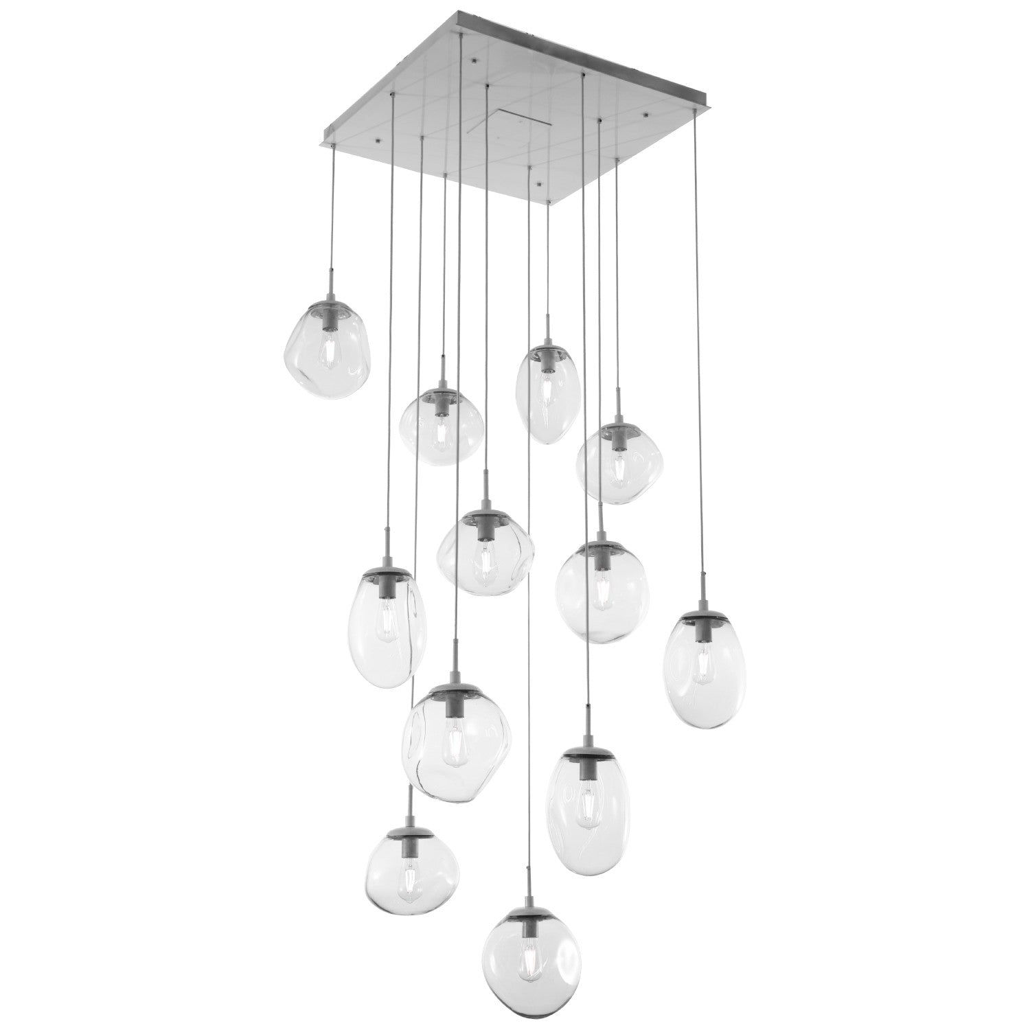 Hammerton Studio - CHB0065-12-CS-A-C01-E2 - 12 Light Pendant - Cosmos - Classic Silver