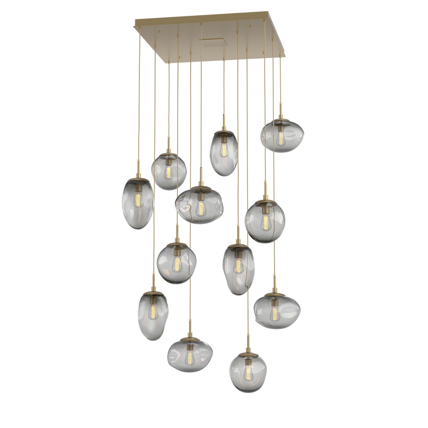 Hammerton Studio - CHB0065-12-GB-S-C01-E2 - 12 Light Pendant - Cosmos - Gilded Brass